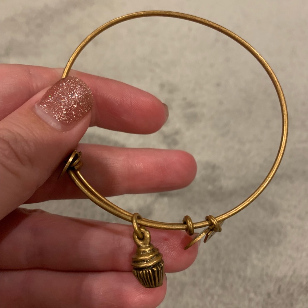 Alex and Ani cupcake bracelet